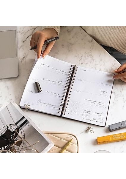 A5 Spiralli Süresiz Planlayıcı Ajanda Galaksi - 15X21 fiyatları