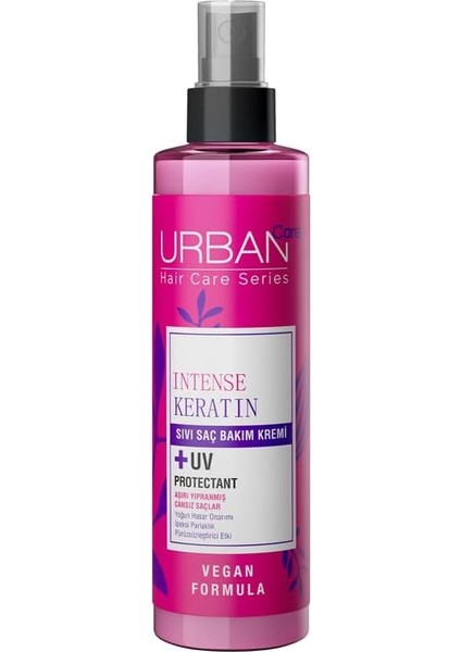 Care Intense Keratin Aşırı Yıpranmış Cansız Saçlara Özel Sıvı Saç Bakım Kremi 200 Ml- Vegan