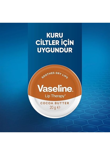 Lip Therapy Yumuşatıcı Dudak Kremi Kakao Yağı 20 G indirimleri