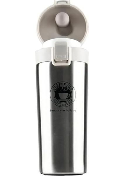 Çelik Termos Bardak, Sızdırmaz Kapaklı, 6 Saat Sıcak Tutma, Ofis ve Seyahat Için fiyatları