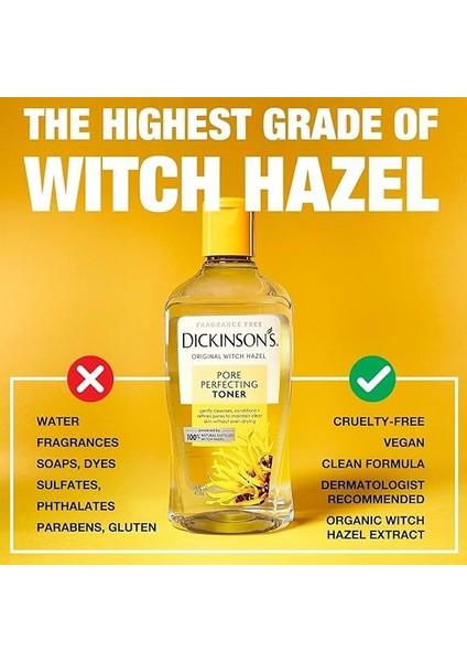 Witch Hazel Pore Perfecting Tonik 473ML Mükemmelleştiren 16 Ons indirimleri