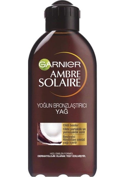 Ambre Solaire Ideal Bronzluk Bronzlaştırıcı Yağ (200 Ml)
