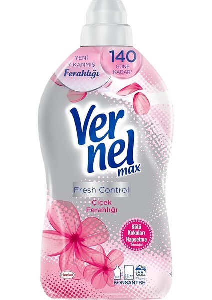 Max Konsantre Çamaşır Yumuşatıcısı 1320 ml 55 Yıkama Çiçek Ferahlığı