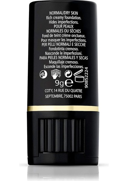 Factor Pan Stik Foundation, 14 Cool Copper, 9 G modelleri