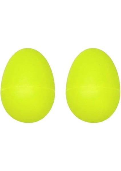 ORF-MT8YL Örf Aletleri Plastik Sarı Yumurta Marakas Müzikal Titreme 2 Adet (Çift)