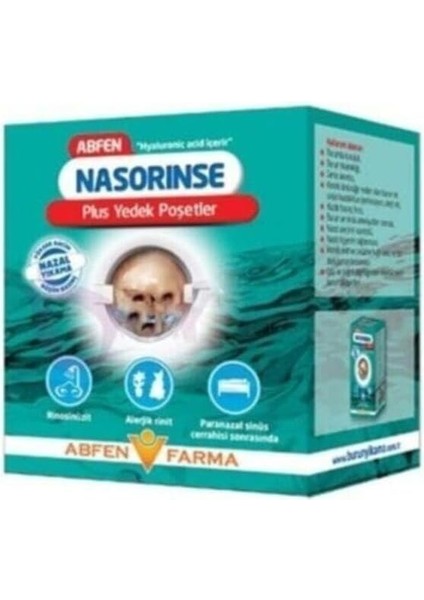 Farma Sinus Rinse Yetişkin Plus Nazal Yıkama Yedek Poşet 50 Adet