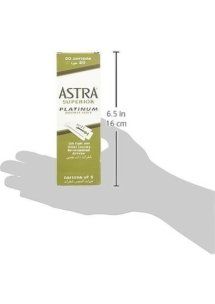 Superior Platinum Çift Taraflı Jilet 5X20 Adet fırsatları
