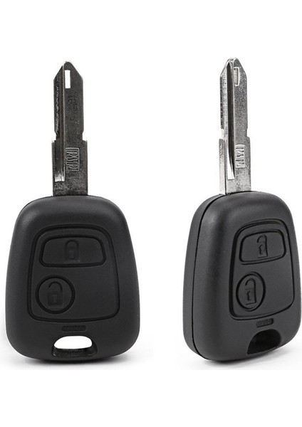 Peugeot 2 Için 2x Anahtar Kabuk Geçişi 2 Düğme Uzaktan Kontrol Anahtarı 106 107 (Yurt Dışından) modelleri
