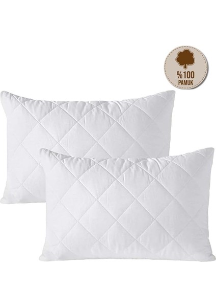 Pamukkale Alez Kapitone Yastık Koruyucu 2' Li %100 Pamuk 50X70 fiyatları