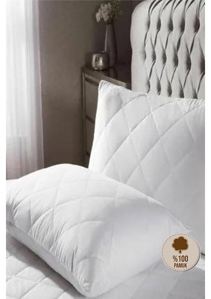 Pamukkale Alez Kapitone Yastık Koruyucu 2' Li %100 Pamuk 50X70 modelleri
