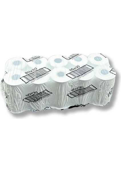 Pos Rulosu, Adisyon Rulosu, Termal Yazıcı Kağıdı, Bilgi Fişi 80 mm x 30 mt 10 Adet