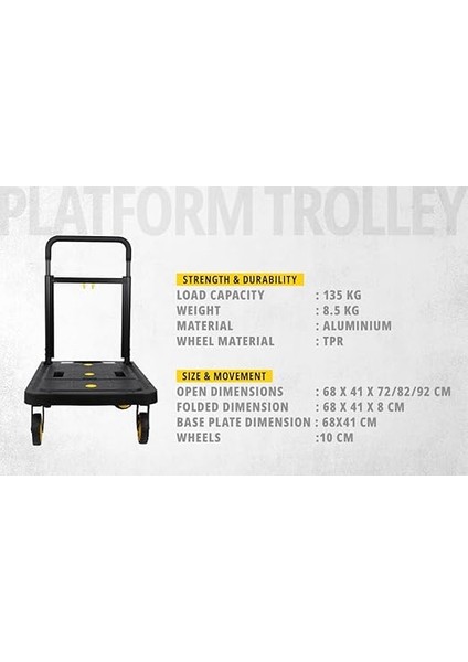 Fatmax FXWT-712 Alüminyum Platform Arabası modelleri