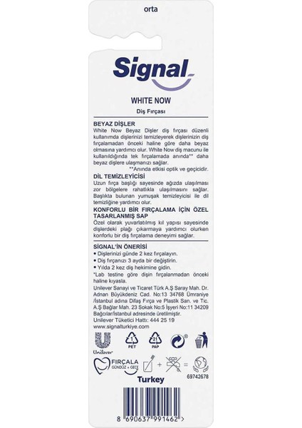 White Now Beyaz Dişler 2'li (1+1) Orta Diş Fırçası modelleri