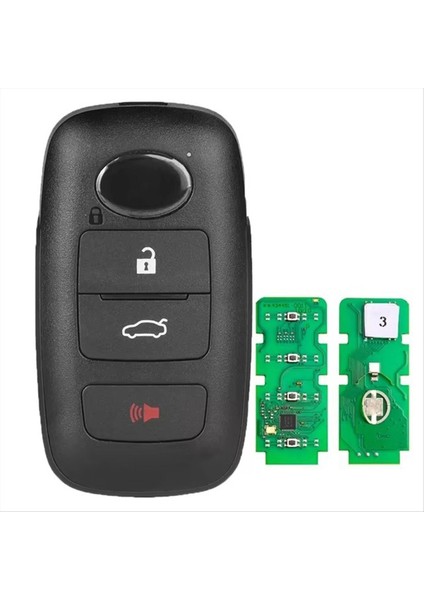 Toyota 3+1key Için Araba Anahtarı Akıllı Uzaktan Kumanda 434MHZ 4A 89994-BZ050 (Yurt Dışından)