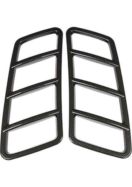2x Karbon Fiber Siyah Kaput Motor Hava Havalandırma Kapağı Trim Mercedes Benz ml W166 2012-2015 Gl X166 2013-2015 (Yurt Dışından)