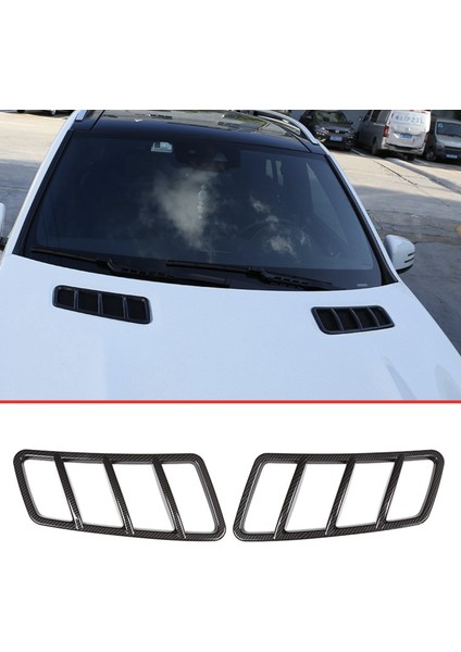 2x Karbon Fiber Siyah Kaput Motor Hava Havalandırma Kapağı Trim Mercedes Benz ml W166 2012-2015 Gl X166 2013-2015 (Yurt Dışından) modelleri