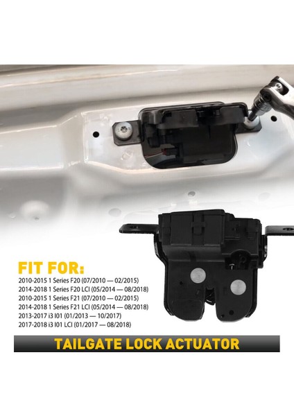 7248075 51247248075 Bmw 1 Serisi F20 / F21 Bagaj Kapağı Önyükleme Bagaj Kilit Mandalı Aktüatör (Yurt Dışından) fiyatları