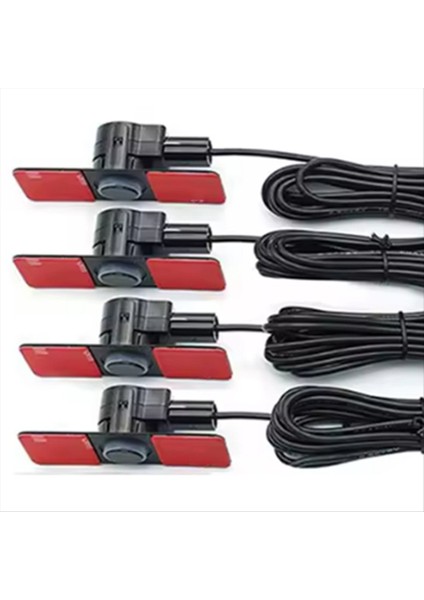 Otopark Sensörü Asistanı 4 Siyah 13MM Düz Sensörler Ters Radar Ses Buzzer Alarm (Yurt Dışından) indirimleri