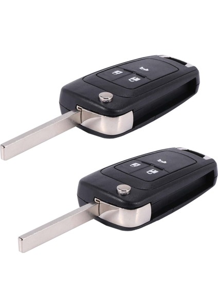 2x 3 Düğmeler 433MHZ ID46 Yonga Uzaktan Kumanda Anahtarı Chevrolet Cruze Aveo Orlando 2010-2015 HU100 Blade (Yurt Dışından)