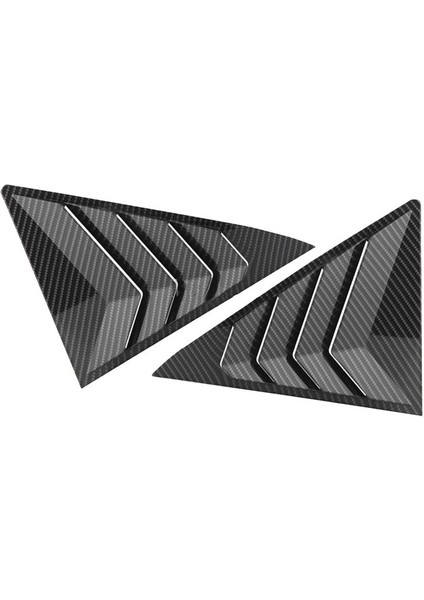 Toyota Camry 7th 2012-2017 Araba Stil Deklanşör Havalandırma Dekorasyon Çıkartması B Için 1paır Arka Pencere Kanjör Kapağı Trim Deflektörü (Yurt Dışından)