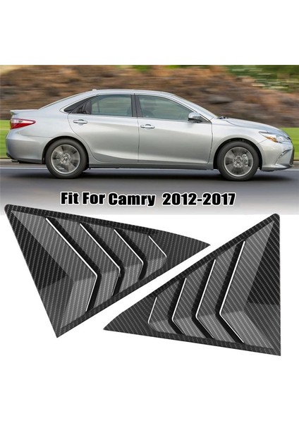 Toyota Camry 7th 2012-2017 Araba Stil Deklanşör Havalandırma Dekorasyon Çıkartması B Için 1paır Arka Pencere Kanjör Kapağı Trim Deflektörü (Yurt Dışından) fiyatları