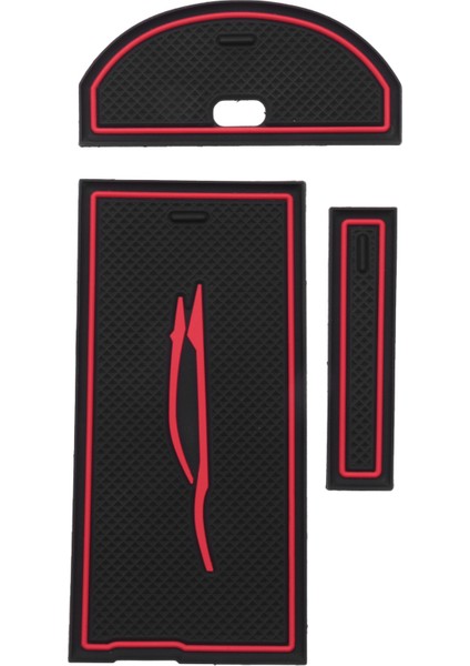 Araba Stil Aksesuarları Plastik Iç Desenli Koltuk Depolama Kutusu Organizatör Kılıf Konteyner Tepsisi Toyota Chr Chr Chr 2017 2017 2018 Siyah+Kırmızı (Yurt Dışından) modelleri