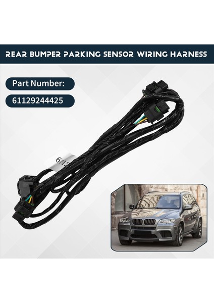 Araba Arka Tampon Pdc Kablolama Ters Radar Kablo Demeti 61129244425 Bmw X5 E70 35I 50I 2011-2013 Park Sensörü Kabloları (Yurt Dışından) fırsatları