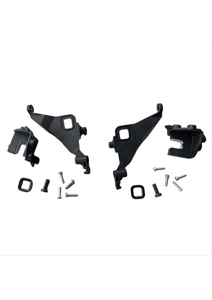 Far Braketi Sol + Sağ Far Onarım Kiti Vidası Sabitleme Braket Kipi 4H0998122 Audi A8 A8L Için 4H0998121 (Yurt Dışından)