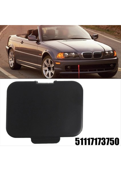 Bmw 3 Serisi E46 Için Cabrio 1998-2006 Için Ön Tampon Römork Kapağı 51117173750 (Yurt Dışından) fiyatları