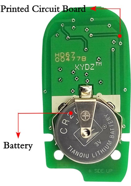 2pcs Araba Akıllı Anahtarsız Giriş Uzak Fob Fob NHVWB1U521 Honda Civic 2001 2002 2003 2004 2005 (Yurt Dışından) indirimleri