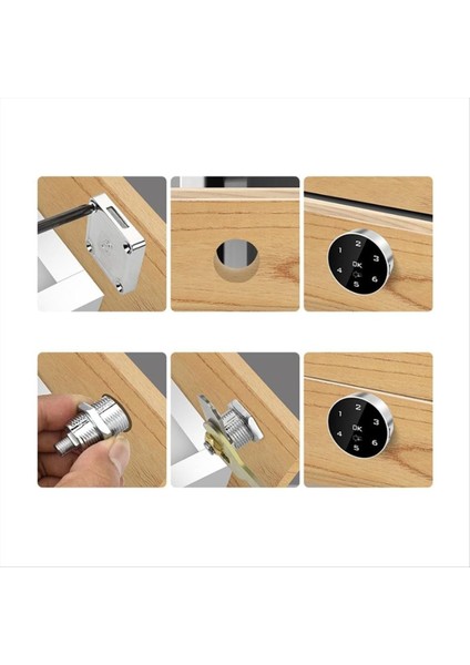 Soyunma Dolabı Kombinasyonu Kilidi Akıllı Dolap Kilidi Anahtarsız Kapı Kilidi Iki Kilidini Açma Yöntemiyle (Yurt Dışından) modelleri