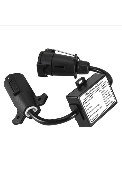 Abd&#39 Den Ab Römorku Işık Dönüştürücü Abd 7 Yollu Bıçak Soketi-Ab 7 Pimli Yuvarlak Fiş (Yurt Dışından) fiyatları