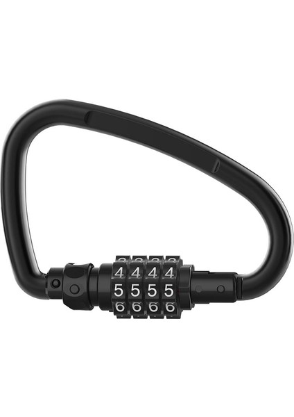 Kombinasyon Kilitleri 4 Haneli Ağır Hizmet Tipi Karabiner Klipler Döngüsel Bisiklet Güvenlik Kablosu Kilidi Için D Şeklinde Kod Kilidi (Yurt Dışından)