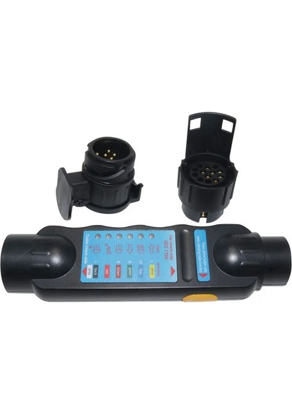 Römork Kablolama Test Cihazı Kiti 12V 7-Yüzey Test Cihaz 7-Yolcu Güç Tapası Soketi Direnç Test Connektör Dönüştürücü Kafa (Yurt Dışından)