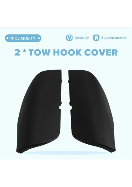 1paır Araç Ön Tutmur Tow Hook Kapak Fragmanı Porsche Cayenne Için Göz Kapağı Kapağı 957 2007-2010 Siyah Plastik (Yurt Dışından) fırsatları