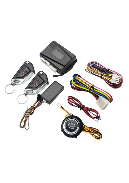 Cep Telefonu Uzaktan Kumanda Araba Autostart Motor 1 Düğmesi Başlat Sistemi Stop Sistemi Otomatik Motor Başlangıç Kilitleme (Yurt Dışından)