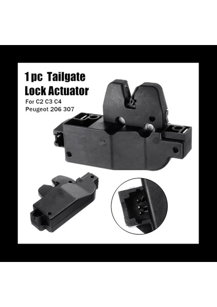 2x Bagaj Kapağı Boot Lock Merkezi Kilitleme Aktüatörü 9657614780 9646091580 Citroen C2/c3/c4/c5/c8/xsara Peugeot 206 Için (Yurt Dışından) modelleri