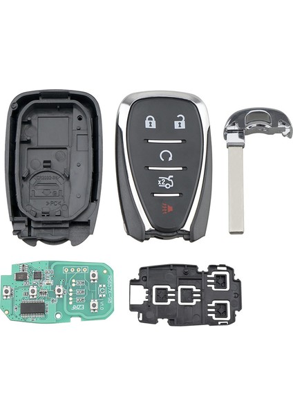 Araba Akıllı Uzaktan Anahtar 5 Düğmesi 315MHZ Chevrolet Equinox 2018 2019 HYQ4AA (Yurt Dışından)