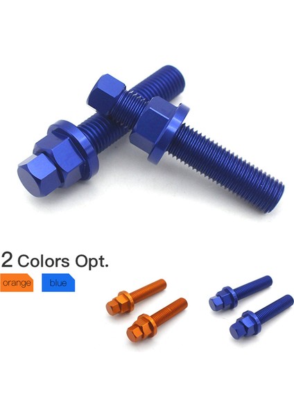 4x Arka Aks Blokları Ktm Sx Sxf Excf 125 150 250 350 450 530 690 990 1190 Macera (Orange) Için Zincir Ayarlayıcı Cıvata Vidası (Yurt Dışından) indirimleri