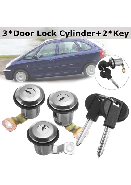 Peugeot Için Peugeot Için Citroen Fıçısı Kilit Set Kapı Kilidi Seti Uyumlu 252522 9170 G3 9170 Cw (Yurt Dışından) fiyatları