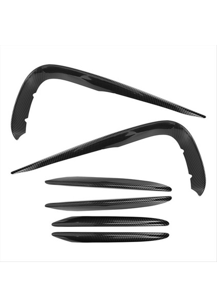 Ön Tampon Spoiler Splitter Kapak Izgara Hava Havalandırma Trim Mercedes Benz E Sınıfı W213 Sport E63 2016 2017 2018 (Yurt Dışından) fırsatları