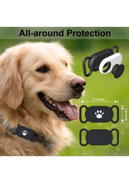 Köpek Yakası Tutucu 2 Paket Su Geçirmez Anti-Kaygılı Silikon Kasa Galaxy Smart Tag 2 Pet Dog Cat Yakaları Için (Yurt Dışından) modelleri