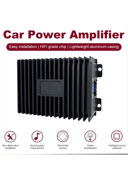 Araba Dsp Amplifikatör Hi-Fi Booster Ses Dijital Ses Işlemcileri 80W Android Hoparlör Subwoofer Güç Araç Radyosu (Yurt Dışından) fırsatları