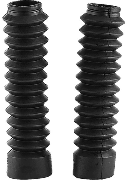 4x Ön Çatal Kapağı Kauçuk Motosiklet Ön Çatal Kapak Yürüyüşçüler Gators Bot Şok Sönümleme Toz Kapağı (Siyah) (Yurt Dışından) indirimleri