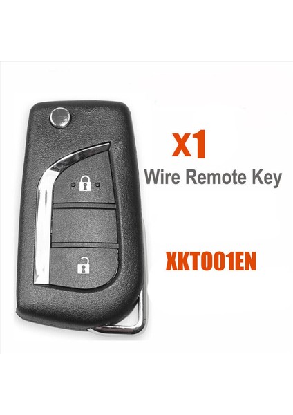 Xhorse Için 2x XKTO01EN Evrensel Tel Uzak Fob 2 Toyota Için 2 Düğmeler Vvdi Anahtar Aracı Için Toyota Türü (Yurt Dışından) fiyatları