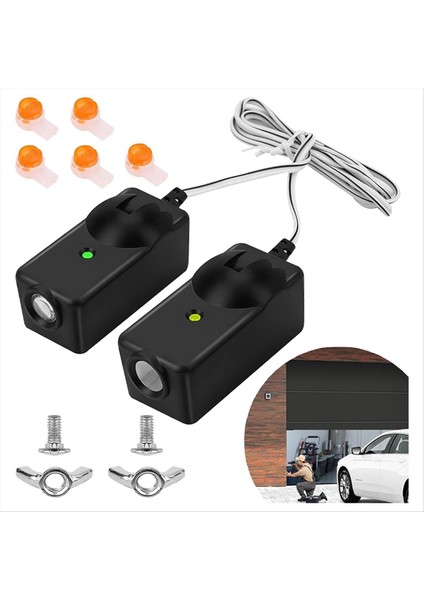 41A5034 Garaj Safersensör Kiti Uyumlu Garaj Kapı Açıcıları Garaj Kapısı Sensörleri Yedek G801CB-P 801CB 041-0136 (Yurt Dışından)