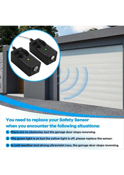 41A5034 Garaj Safersensör Kiti Uyumlu Garaj Kapı Açıcıları Garaj Kapısı Sensörleri Yedek G801CB-P 801CB 041-0136 (Yurt Dışından) fırsatları