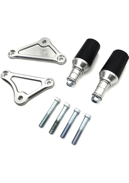 Suzuki GSXS1000 Katana 2019-2023 Motor Çerçevesi Çerçeve Anti-Fall Sopa Motor Koruyucu Muhafız Gümüş (Yurt Dışından)