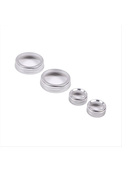 Araba Merkezi Konsol Gümüş Ac Hacim Düğmesi Düğmesi Anahtarı Kapak Trim Chevrolet Corvette C7 2014-2019 (Yurt Dışından)