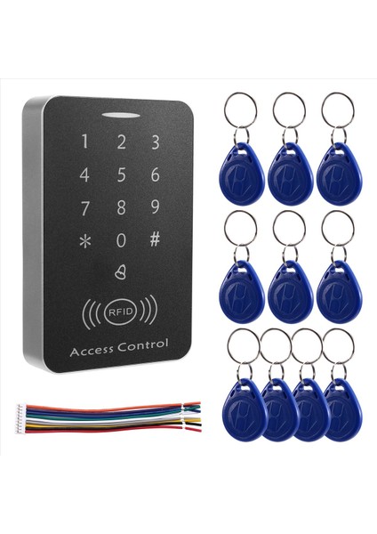 Anti-Kopya Şifrelenmiş Bağımsız Erişim Denetleyicisi 125KHZ Kimlik Kimlik Erişim Kontrolü Tuş Takımı Sakatı Panel Kart Okuyucu Kapı Kilidi (Yurt Dışından) fiyatları